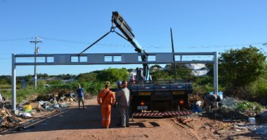 Instalações de pórticos na Via Parque marca a primeira ação para criação do Parque das Dunas de Abrantes 2