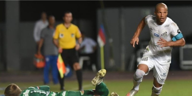 Santos vence o Bahia no estádio de Pituaçu e encosta na ponta do Brasileirão 1