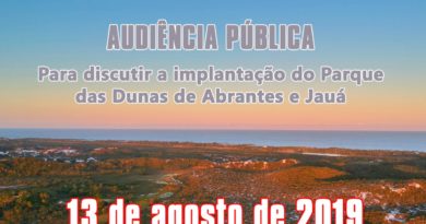 Audiência Pública dará mais um passo para implantação do Parque das Dunas de Abrantes e Jauá 6