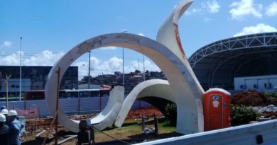 Falta de planejamento na construção do Terminal Aeroporto derruba monumento em Lauro de Freitas 4