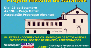 Projeto História de Abrantes acontece nesta quinta (26/9) 3