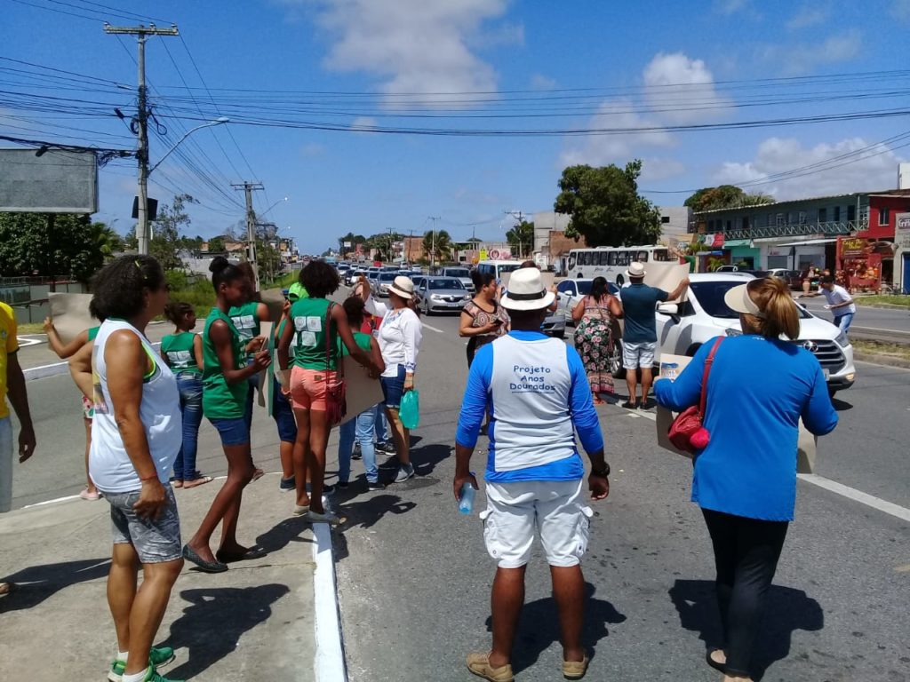 AVP promove um ato público contra a devastação das dunas de Abrantes e Jauá 1