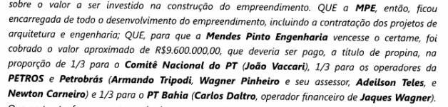 Um terço da propina da Torre Pituba para operador de Jaques Wagner 2