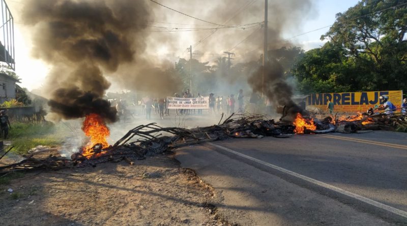 Protesto de moradores bloqueia a Via Cascalheira na manhã de sexta (17/01) 1