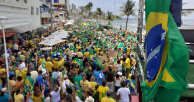 Manifestações pró-Bolsonaro aconteceram na manhã de domingo em Salvador 2