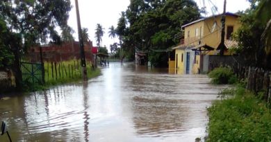 Chuva provoca enchentes no município de Conde 1