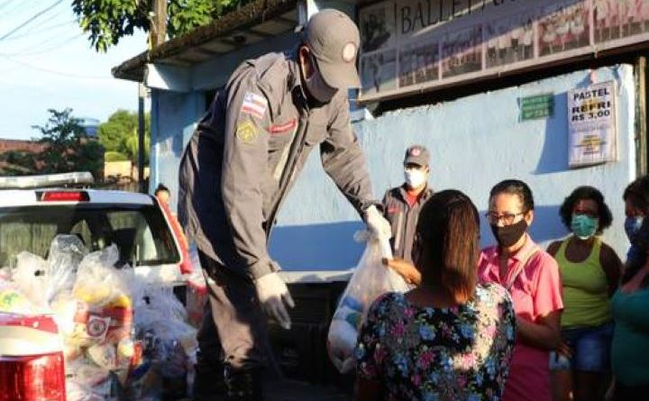 Ação social do Corpo de Bombeiros entregam 18 toneladas de alimentos 1