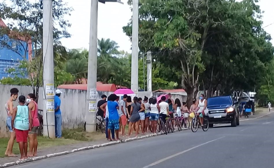 Serviços públicos são os principais pontos de aglomerações de pessoas em Vila de Abrantes 2