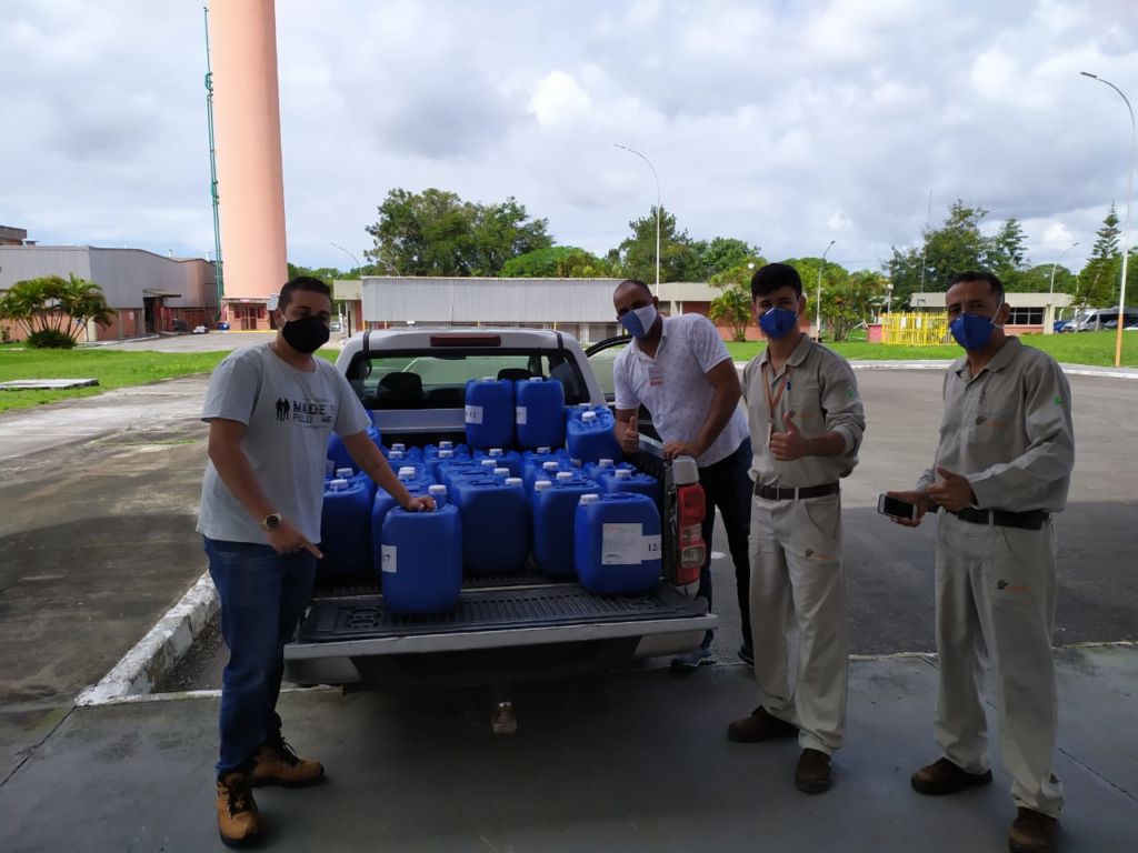 Empresa ITF Chemical faz mais uma doação de álcool em gel a 70% para Prefeitura de Camaçari 1