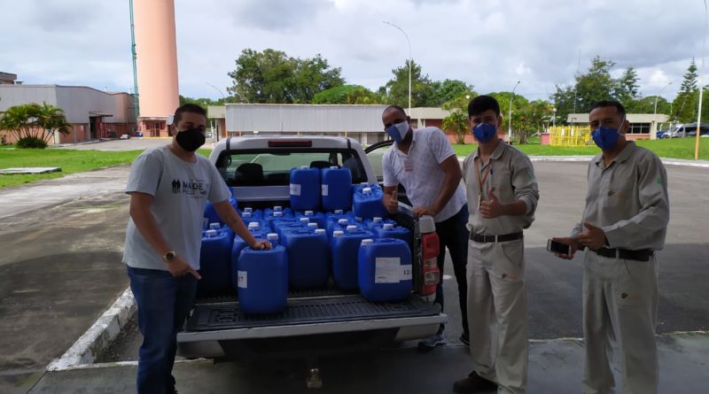 Empresa ITF Chemical faz mais uma doação de álcool em gel a 70% para Prefeitura de Camaçari 1