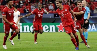 Bayern de Munique vence Sevilla (2-1) na prorrogação e conquista Supercopa 3