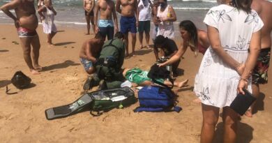 Mulher morre afogada na praia de Barra do Jacuípe, Litoral Norte da Bahia 2