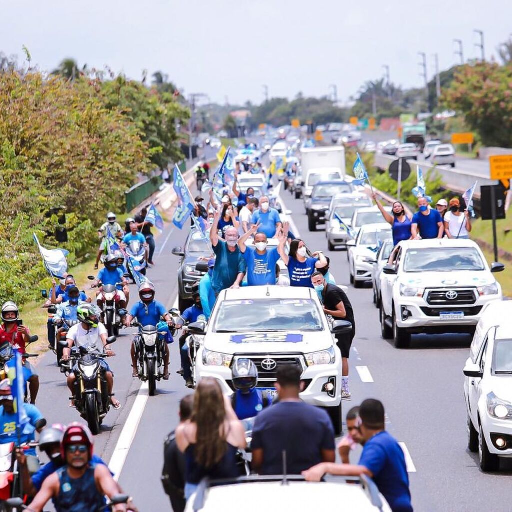 Elinaldo faz carreata de Barra do Jacuípe ao Residencial Caminho do Mar 1