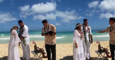 Xanddy e Carla Perez renovam votos de casamento em praia no Havaí 2