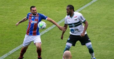 Bahia vence de virada e empurra o Coritiba de volta para a zona de rebaixamento 1