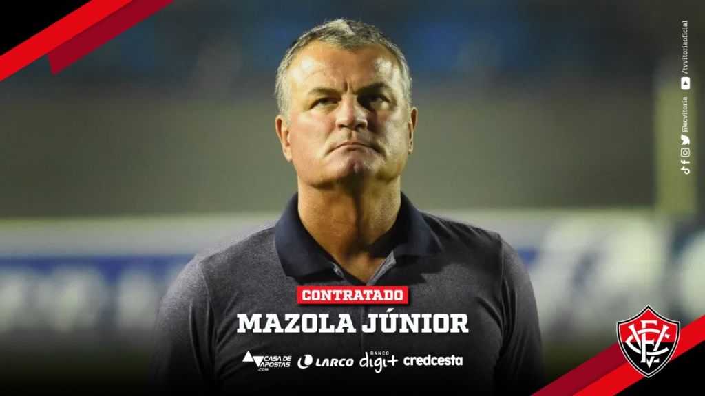 Vitória contrata o técnico Mazola Júnior e torcedor não aprova escolha da diretoria 1