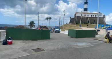 Portais de acesso na praia do Farol da Barra serão instalados na próxima sexta (11) 1