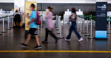 Regras para uso de máscaras em aviões