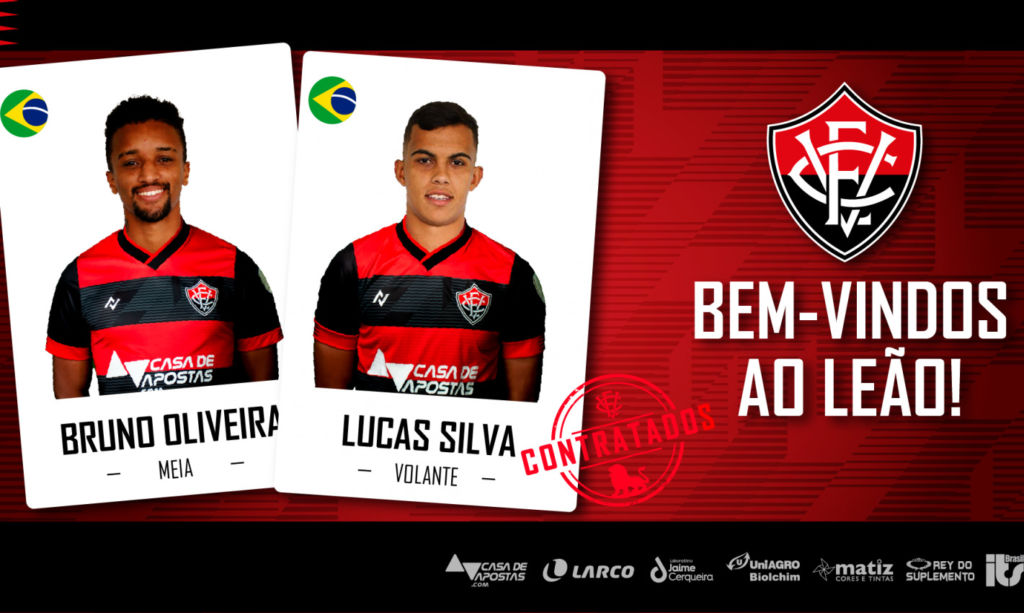Vitória contrata Bruno Oliveira e Lucas Silva, para reforçar a equipe até o final da Série B 1