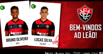 Vitória contrata Bruno Oliveira e Lucas Silva, para reforçar a equipe até o final da Série B 2