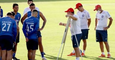 Com o goleiro Matheus Teixeira de volta aos treinos, Bahia fecha preparação para encarar o Santos 2