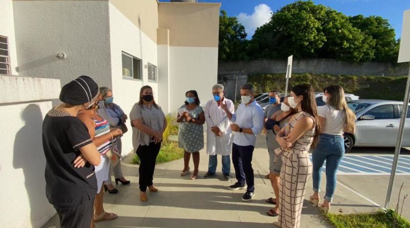 Vereador Flávio Matos e membros do Administrativo Municipal visitam a USF de Barra do Jacuípe 1