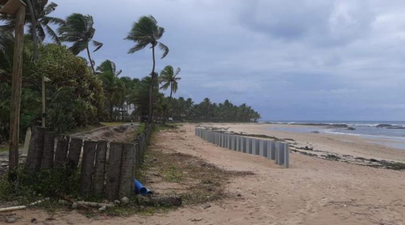 COMAM se pronuncia sobre a polêmica obra de contenção na praia de Busca Vida 1