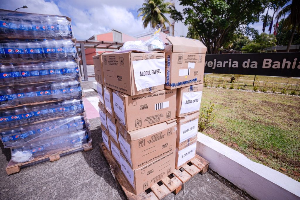 Ambev faz doação de refrigerantes e itens de prevenção à covid para a Prefeitura de Camaçari 1