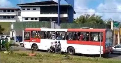 ônibus desgovernado