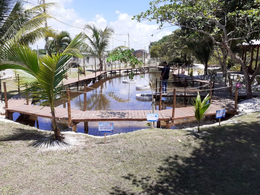 Prefeitura de Camaçari inaugura obra de revitalização da Fonte do Buraquinho em Vila de Abrantes 1