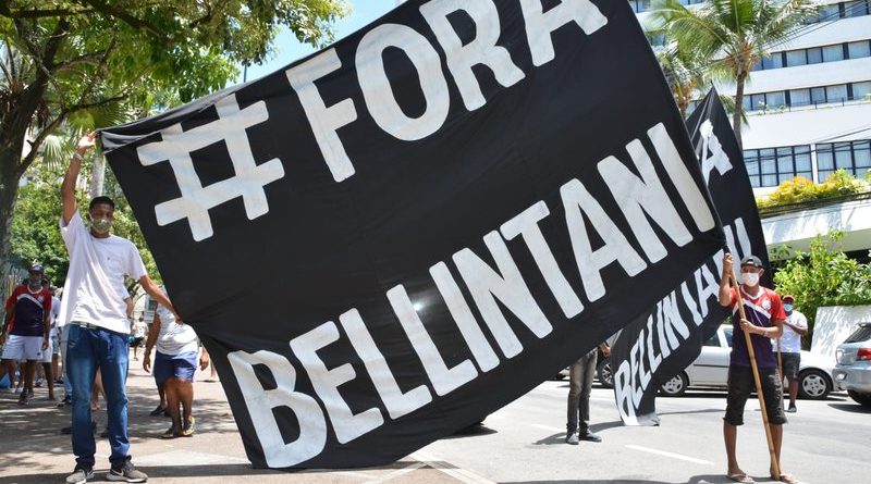 Torcedores do Bahia protestam no Campo Grande e pedem saída de Guilherme Bellintani 1