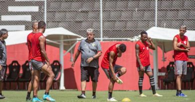 Equipe rubro-negra volta a treinar finalização antes do jogo contra o Remo 2