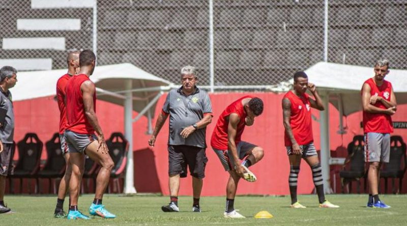 Equipe rubro-negra volta a treinar finalização antes do jogo contra o Remo 1