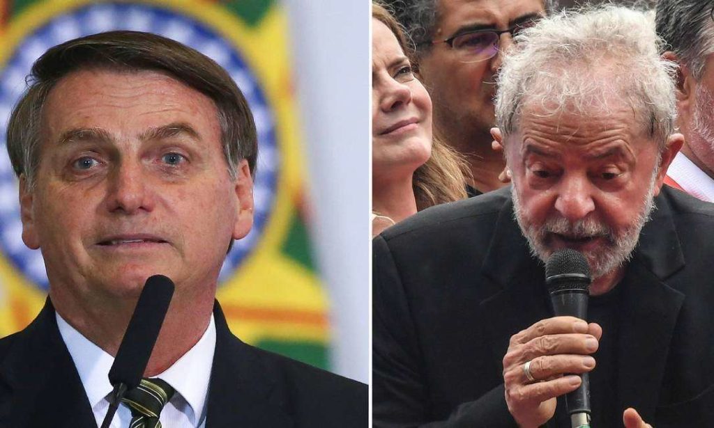 Em nova pesquisa, Lula aparece apenas 5 pontos à frente de Bolsonaro 1