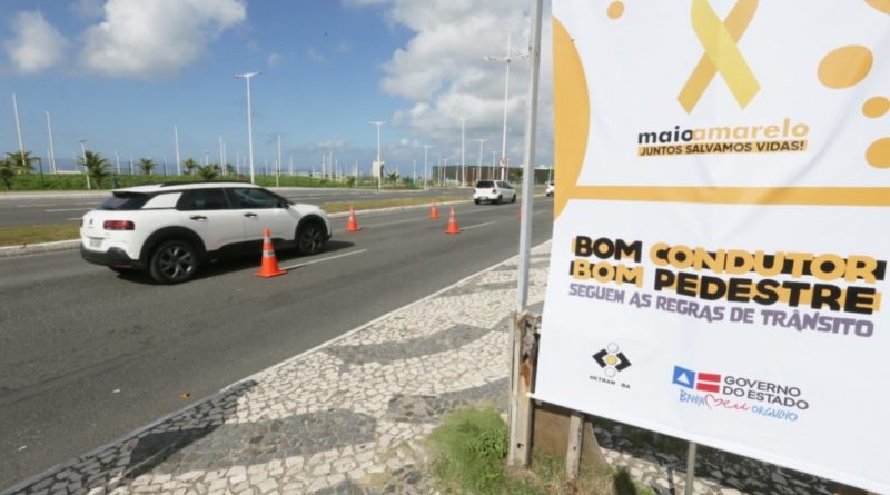 Maio Amarelo: Detran-BA realiza blitz educativa na orla de Salvador 1