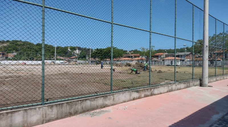 População cobra agilidade na obra de revitalização do Campo de Futebol Nery Nunes em Abrantes 1