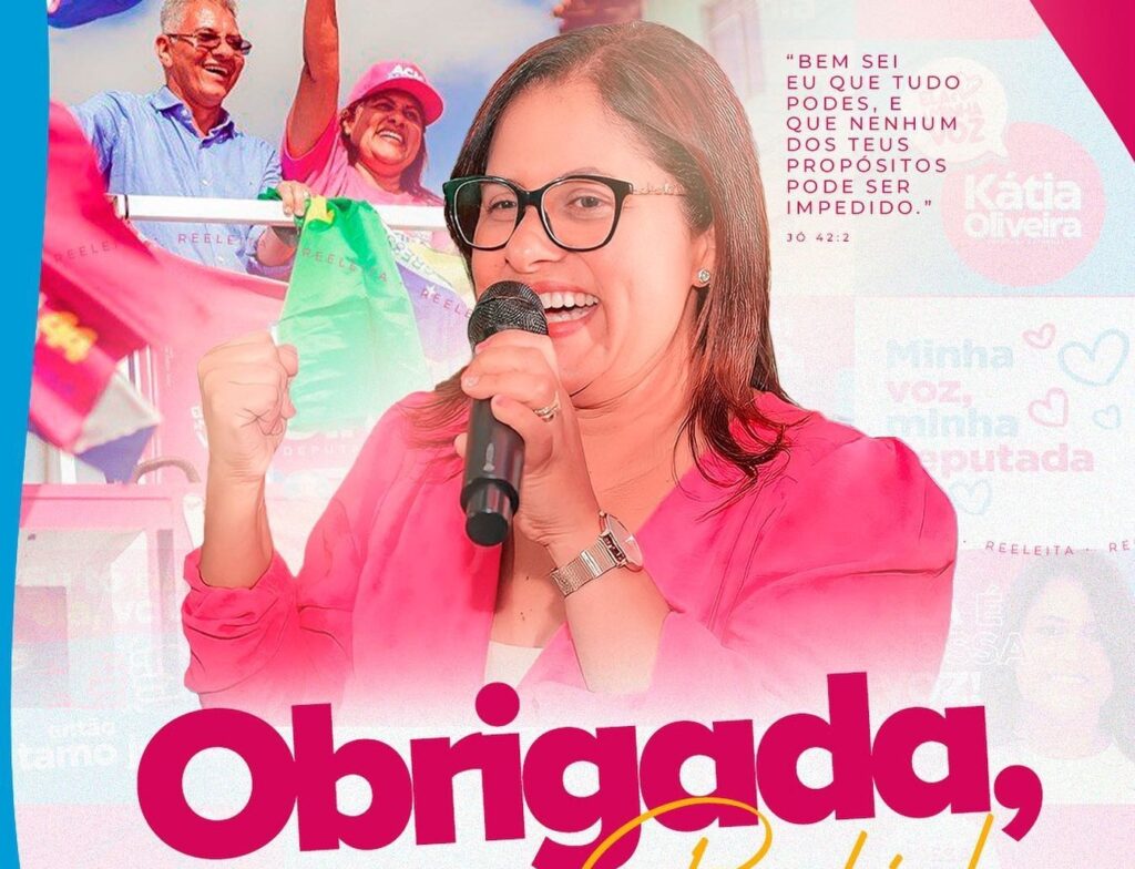 Kátia Oliveira triplica votação de 2018 e é reeleita para mais um mandato na ALBA 1