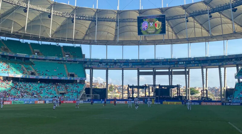 Torcedor do Bahia morre durante partida contra o Brusque na Arena Fonte Nova 1