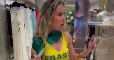 Shopping de São Paulo proíbe mulher de entrar com bandeira do Brasil; veja vídeo 3