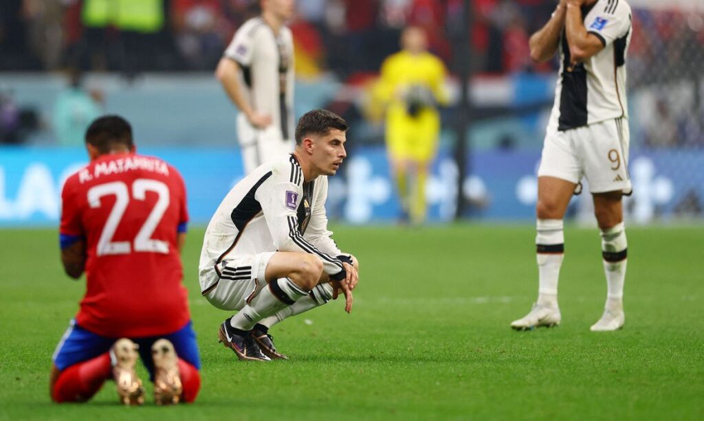 Alemanha cai no Qatar mesmo aplicando goleada na Costa Rica 1