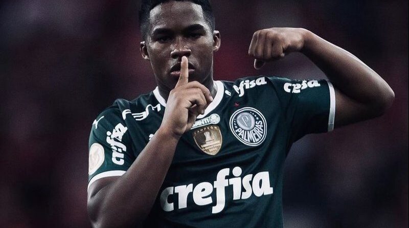 Palmeiras e Real Madrid fecham acordo para contratação do atacante Endrick