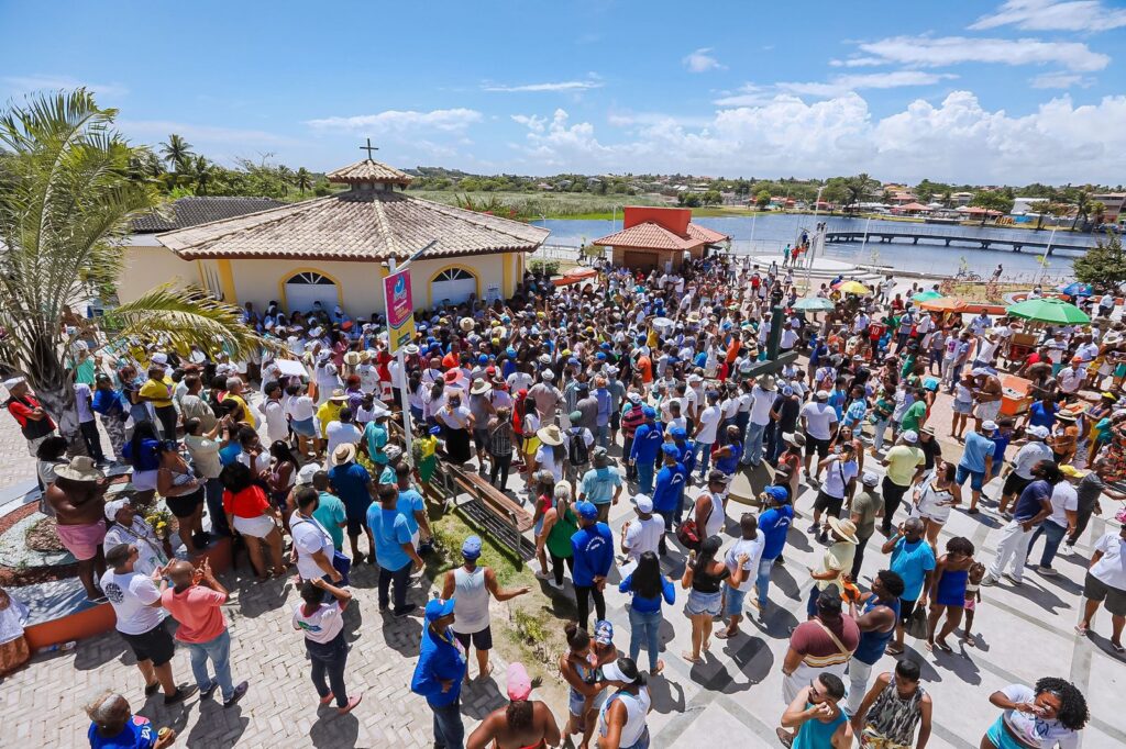 Lavagem de Jauá atrai moradores e manifestações políticas no dia de homenagem a Bom Jesus dos Navegantes 1