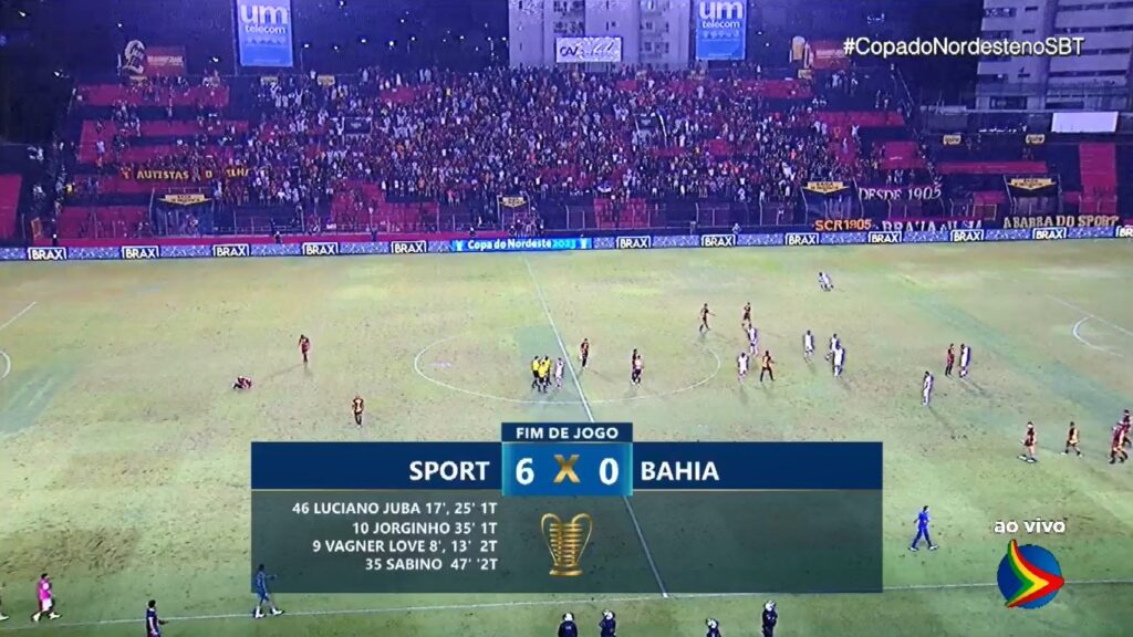 Ao som de "olé" na Ilha do Retiro, Bahia perde para o Sport com goleada histórica na Copa do Nordeste
