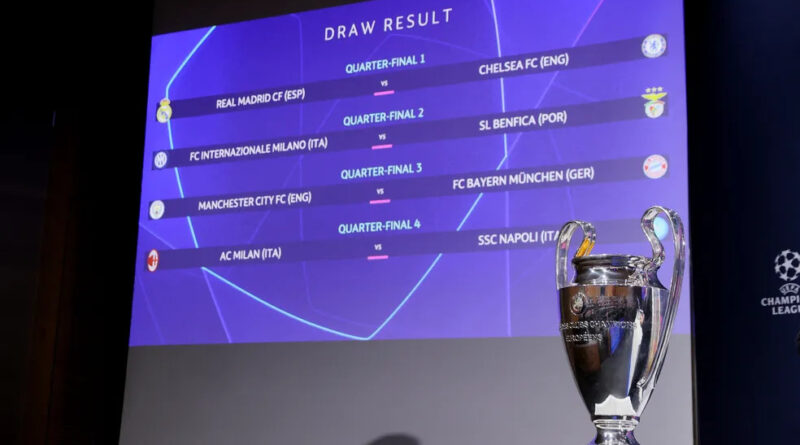 Quartas da Champions League 2023: veja confrontos e chaveamento 1