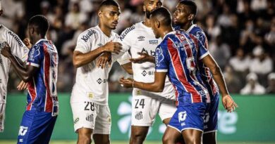 Em jogo morno, Santos e Bahia empatam no jogo de ida pelas oitavas da Copa do Brasil 1