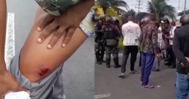 Protesto de rodoviários metropolitanos na estrada do Coco termina com manifestante ferido após intervenção policial 4