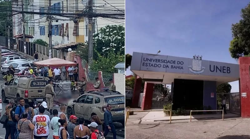 Violência na Bahia: Homem é executado com diversos tiros em frente a Uneb de Salvador