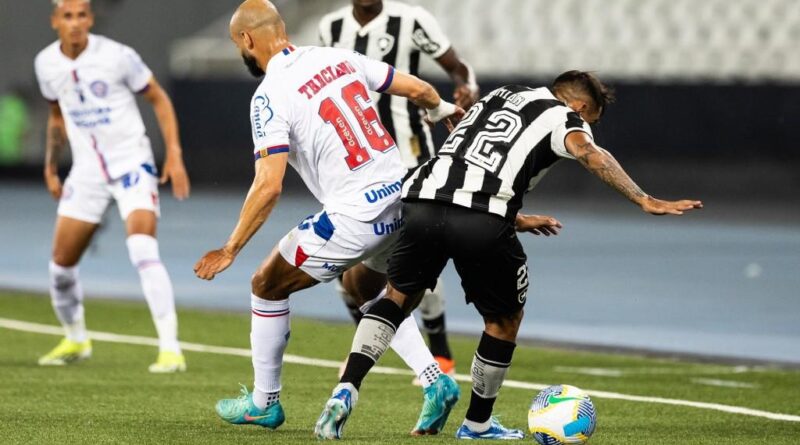 Fora de casa, Bahia vence o Botafogo e assume a vice-liderança do Brasileirão