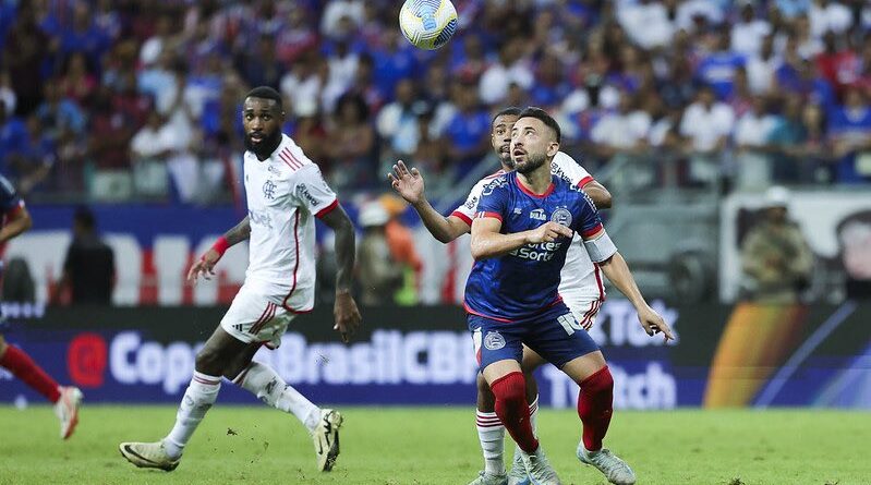 Bahia perde para o Flamengo no primeiro confronto das quartas de final da Copa do Brasil