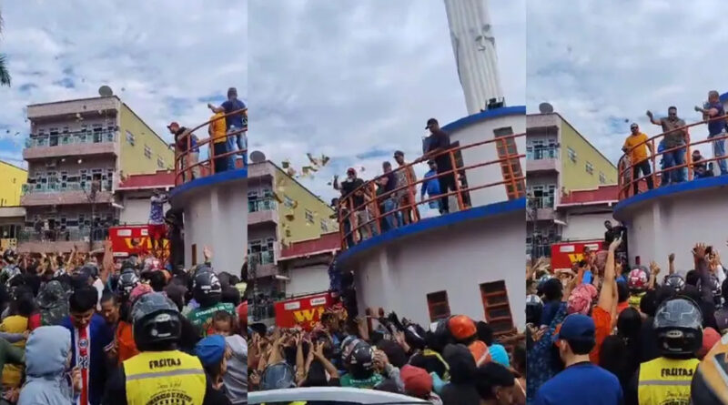 Candidato a prefeito é preso pela PF após “chuva de dinheiro” em comício no interior do Amazonas